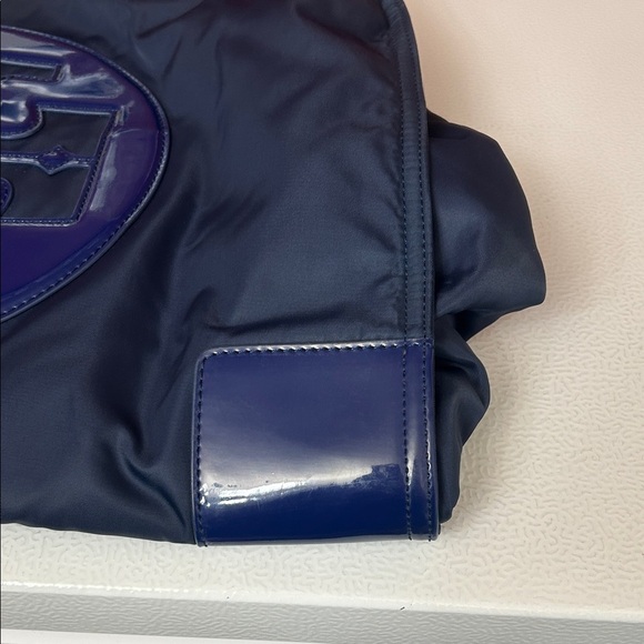 Tory Burch Dark Blue Tote Bag - Picture 10 of 12